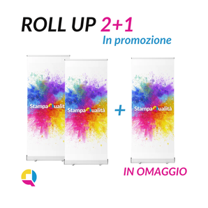 3 ROLL-UP AL PREZZO DI 2 – IL TERZO È IN OMAGGIO!